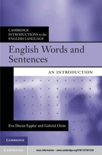 English Words and Sentences Ebook